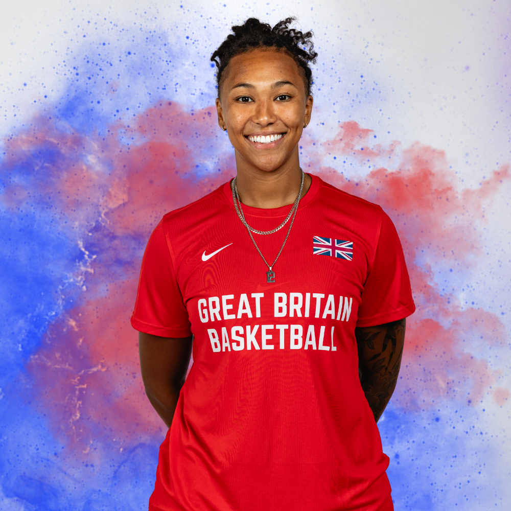 GB Basketball Polyester Tee - Women&