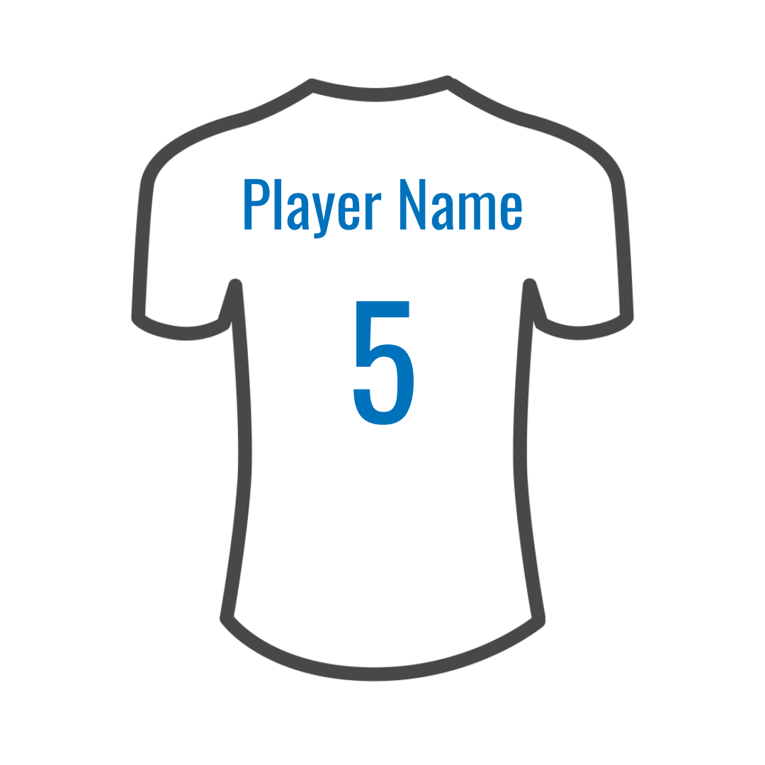Jersey Names &amp; Numbers